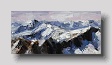 Mountains of Glen Affric     oil on canvas    15 x 30cm